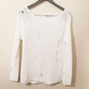 Stradivarius Distress Knitted Sweater